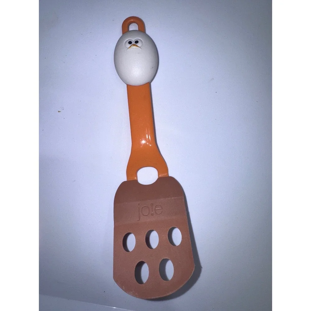 Joie MSC Kitchen Utensil Set Pig Silicone Spatula and Egg Slotted Turner 2pc